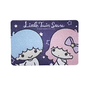 【Sanrio 三麗鷗】刮泥墊 三麗鷗 地墊 刮沙除泥 (60*40*0.5cm) 雙星仙子藍