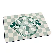 【Disney 迪士尼】軟式珪藻土吸水地墊 普普花風 米奇 地墊 珪藻土 (60*40*0.5cm) 印花地球