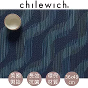【美國chilewich】 抗菌環保長方形餐墊 Twist-海藍色