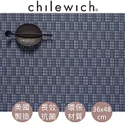 【美國chilewich】 抗菌環保長方形餐墊 Chord-海藍色