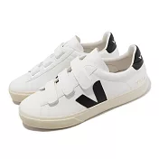 Veja 休閒鞋 Recife Logo Chromefree 男鞋 白 黑 魔鬼氈 小白鞋 RC0502790B