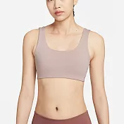 Nike Alate All U 輕度支撐型 女運動內衣-粉-FB3240272 XS 粉紅色