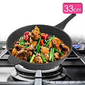 TODAY鋼岩平底鍋-33cm-鐵鏟專用-1支組