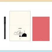 Neo smartpen｜M1+ 嶄新生活 極簡純粹組 經典黑x水藍色(點點)