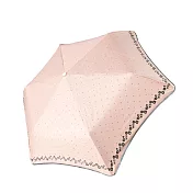 Besthot 雨傘鋒二代圓角防回彈花邊摺疊自動傘 大傘面雨傘 防曬UV傘 防戳傘 反光傘 -粉色