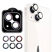 DAPAD for iPhone 14 6.1/14 Plus 6.7 雙眼鋁合金鏡頭保護貼【貼膜神器】 紅色