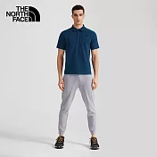 The North Face M MFO COTTON POLO 男 棉質透氣短袖POLO衫-藍-NF0A5B46N4L S 藍色