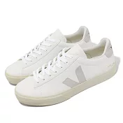 Veja 休閒鞋 Campo Chromefree Leather 男鞋 白 灰 小白鞋 經典款 CP0502429B