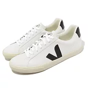 Veja 休閒鞋 Esplar Logo Leather 男鞋 黑 白 經典 奶油底 法國小白鞋 EO0200005B