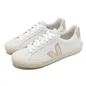 Veja 休閒鞋 Esplar Logo Leather 女鞋 白 香檳金 奶油底 法國小白鞋EO0202490A