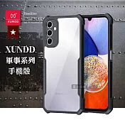 XUNDD訊迪 軍事防摔 三星 Samsung Galaxy A14 5G 鏡頭全包覆 清透保護殼 手機殼(夜幕黑)