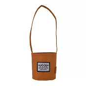 英國【Hugger】輕便手搖杯飲料提袋 (咖啡隨身杯熱飲早餐杯冷飲環保) 摩卡色