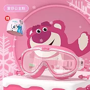 BabyPark 兒童卡通泳鏡泳帽組合 迪士尼 三麗鷗  草莓熊