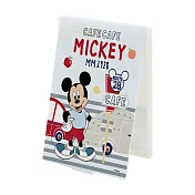 【Disney 迪士尼】折疊化妝鏡 公路旅行 米奇 (12*15*0.5cm) 公路旅行 米奇