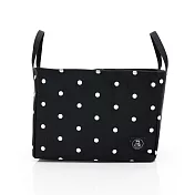 TiDi 經典萬用分隔袋 袋中袋 收納袋 黑底白點點