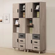 《Homelike》 梅林4.4尺六抽書櫃 高櫃 展示櫃 置物櫃 收納櫃 開放格