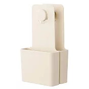 日本Like-it｜牆壁裝飾口袋型收納盒(二入組) 米色