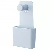 日本Like-it｜ 牆壁裝飾口袋型收納盒(單入) 水藍色