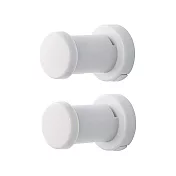 日本Like-it｜牆壁裝飾收納掛勾二入組 灰色