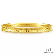 【點睛品】簡約蜂巢 黃金手環/手鐲_計價黃金(07)
