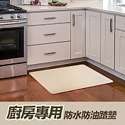 【JP嚴選-捷仕特】原質所仿皮革廚房5080地墊 古典玫瑰
