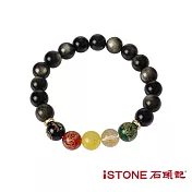 石頭記 五路財神手鍊-極致招財-10mm (2材質選) 黑曜石