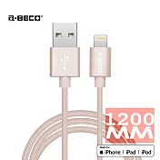 MFi 認證編織線 玫瑰金