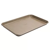 《Cuisipro》長方波紋不沾淺烤盤 | 淺烤盤 - 金34.3cm