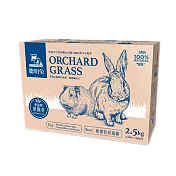 MJ 萌洲 聰明兔 牧草 2.5 KG 過篩草 提摩西草/甜燕麥草/苜蓿草/果園草 兔子牧草 寵物牧草 兔飼料 - 果園草-2.5kg