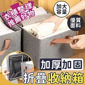 【EZlife】手提可折疊衣櫃收納箱