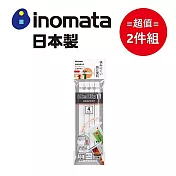 日本【INOMATA】短細款封口夾4入組 超值兩件組
