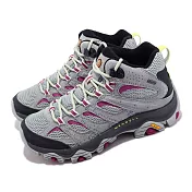 Merrell 戶外鞋 Moab 3 Mid GTX 女鞋 灰 紫 防水 登山鞋 郊山 黃金大底 ML037206