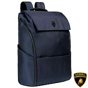 【Automobili Lamborghini】限量2折 頂級義大利運動後背包 全新專櫃展示品(深藍色 LBZA00343T)