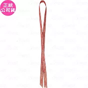 CHANEL 香奈兒 金蔥紅字緞帶(100cm)(公司貨)