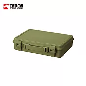 【日本天馬】HACOTTO 扁形B5多功能PP手提式收納工具箱-多色可選- 軍綠