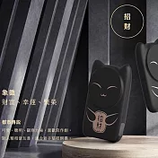 【寵愛貓咪】22W 磁吸式無線/自帶線/快充行動電源(臺灣製造) 贈送一體成型插座充電線 招財(黑貓)