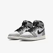 Nike Air Jordan 1 Retro High OG 大童鞋 女鞋 爆裂紋 灰 黑 FD1437-052