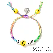 Venessa Arizaga LOVE SMILEY 笑臉手鍊 銀色X彩色