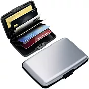 《REFLECTS》RFID硬殼防護證件卡片盒(霧銀) | 卡片夾 識別證夾 名片夾 RFID辨識