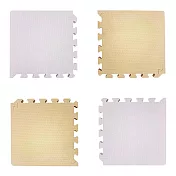【新生活家】2cm厚防護巧拼地墊-莫蘭迪五色任選32x32x2cm (48片) 莫蘭迪奶茶+莫蘭迪粉(隨貨贈嬰兒中性洗衣精1000ml)