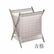 JIAGO 北歐風折疊洗衣籃 方格