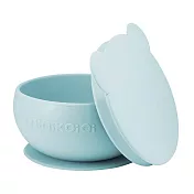 土耳其minikoioi-防滑矽膠吸盤碗- 礦巖藍
