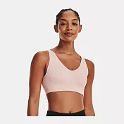 Under Armour 女 SmartForm 中衝擊運動內衣-粉-1373826-675 2XL 粉紅色