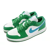 Nike Air Jordan 1 Low Lucky Green 綠 白 藍 女鞋 男鞋 喬丹 DC0774-304