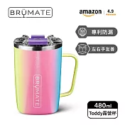 【BrüMate】Toddy 露營杯 | 480ml/16oz (BruMate/咖啡杯/隨行杯/保溫杯) 閃耀彩虹