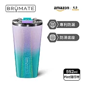 【BrüMate】Imperial Pint 不鏽鋼保溫保冰杯 | 592ml/20oz  (BruMate/隨行杯/咖啡杯/露營杯) 閃耀人魚