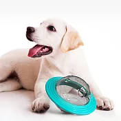 【P&H寵物家】狗狗不倒翁漏食餵食器 飛盤玩具(磨牙玩具 漏食玩具 寵物玩具 狗狗玩具) 黄色