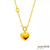J’code真愛密碼金飾 寵愛妳硬金項鍊