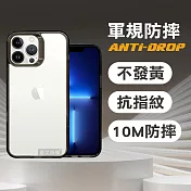 VOORCA 軍規防摔保護殼 iPhone 13 Pro 6.1吋 防指紋四角強化 手機殼 (石墨灰)