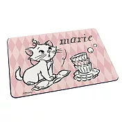 【Disney 迪士尼】軟式珪藻土地墊 菱格系列 熊抱 瑪麗貓 (60*40*0.5cm) 菱格瑪麗貓